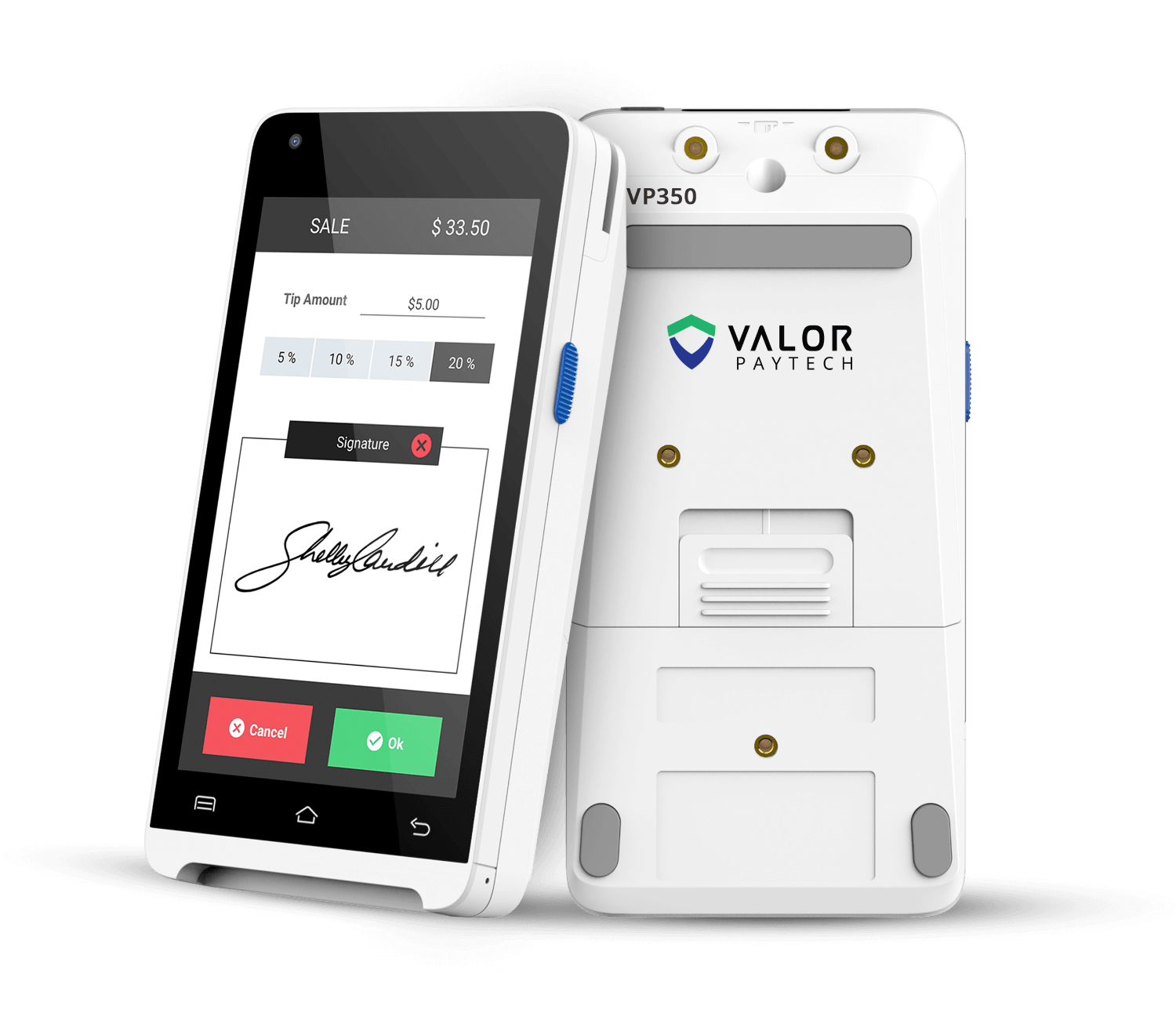 Valor VP350 countertop payment terminal
